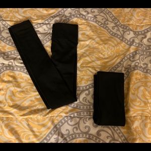 2 Pairs of Black Leggings